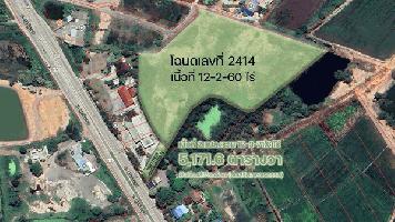 ขายที่ดินติดถนน 3 ด้าน 12-3-71 ไร่ ทำเลทอง ศุขประยูร - พนัสนิคม จ.ชลบุรี โทร 0818213624